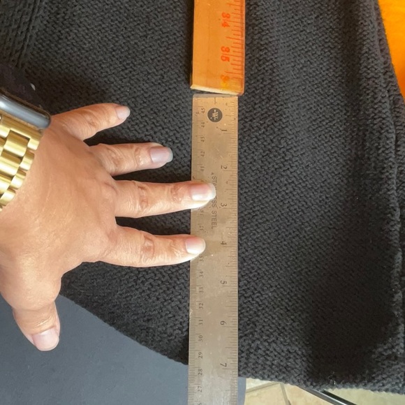 M.S.S.P. Max Studio Long Black Cardigan XS, Preowned - Picture 15 of 16